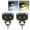 2pcs LED Spotlights 120W 4500LM Yellow White Spot Lamp IP67