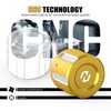 NICECNC Gold Aluminum Front Hub Cover Front Axle Nut Covers