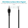 Greluma 2pcs 1.5m RCA Male to Speaker Cable, RCA Male