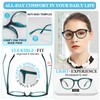 MARE AZZURO Reading Glasses Women's Round Readers +2.75 Durable Vintage