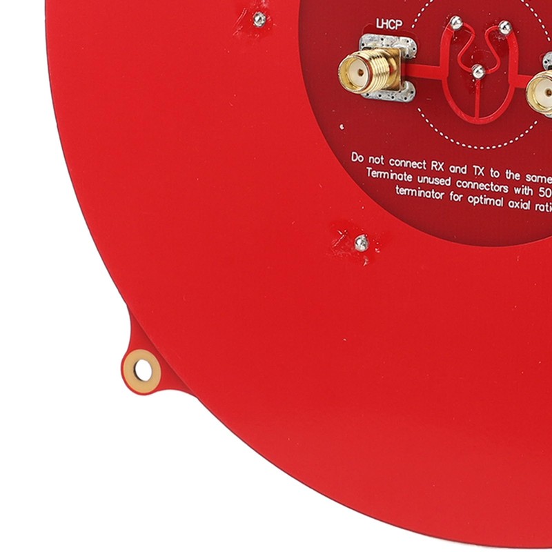 Triple Feed Patch Antenna 5.8Ghz PCB Red Color Fixed Wing