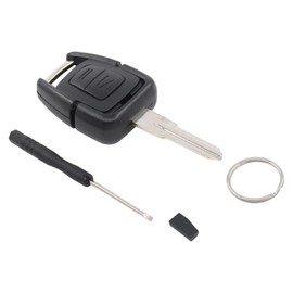 Key Remote Control 2 Buttons Car Key Transmission Unit ID40 433 MHz with Electronic Card Key Shell Milling Key Case for Astra G Zafira A Vectra Omega B Frontera