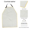 Leather Apron Low Temperature Resistant AntiLiquid Antifreeze Nitrogen Thick Lightweight