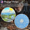 IELCJJ 9 Month Sobriety Coin, Delicate Sunlight Mountains Sobriety Chip