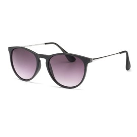 FILTRAL Retro Round Sunglasses Panto-Shape Sunglasses for Men & Women, Black/silver