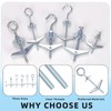 Glarks 30pcs 3 Styles M4 M6 Toggle Bolts Toggle Anchors