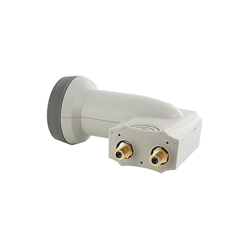 Schwaiger sps6814h511 Twin 2 Output LNB 40 mm Light grey