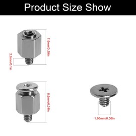 PC Screws High-Quality M.2, Suitable for M.2 SSD Screws, M2 Screws, Computer Screws, M.2 SSD NVMe Mounting Screws Set, Screws M.2, Motherboard Screws, Screws Set