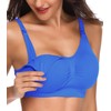 Lataly Womens Sleeping Nursing Bra Wirefree Breastfeeding Maternity Bralette