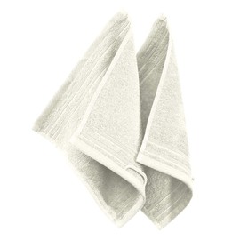 Erwin Müller Heidelberg Flannel Pack of 2, 100% Cotton, Cream, 30 x 30 cm, Lightweight, Quality, Absorbent, Quick-Drying, Compact, Ideal for Sports, Beach, Travel (Other Colours)