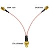 TUOLNK SMA Female to Dual Male Coaxial Cable SMA Splitter