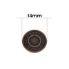 Trimming Shop Jeans Button Hammer on 14mm Brass Tack Fasteners