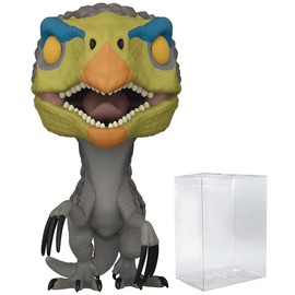 POP Jurassic World Dominion - Therizinosaurus Funko Pop! Vinyl Figure (Bundled with Compatible Pop Box Protector Case), Multicolor, 3.75 inches