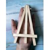12Pcs Wooden Tabletop Art Display Easels, Small Desktop Holder Stand