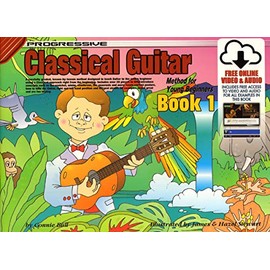 Progressive Young Beginner Classical Guitar Book 1 - Colour With CD