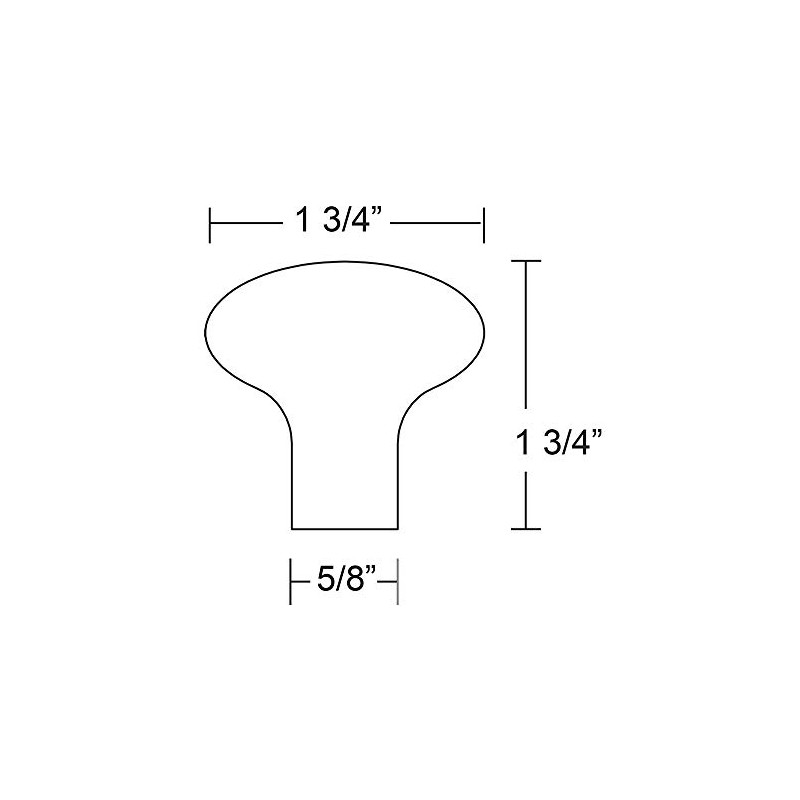 Emtek Sandcast Bronze Round Knob Available in 3 Sizes and