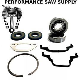 For Husqvarna, for Jonsered, for Red Max PISTON RING, CRANKSHAFT BEARINGS, SEALS & GASKETS FIT HUSQVARNA 455 RANCHER 455