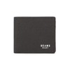BEAMS HEART/Wallet/Pouch, Polyester, Heathered Material, Bifold Wallet, Men's, Black