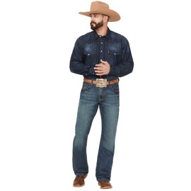 Cinch Men's Jeans Carter Relaxed Fit Med Stone 33W x 32L