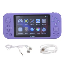 Electric Game Player 5.1in High Definition Display Portable Vintage Controller Game Console Purple