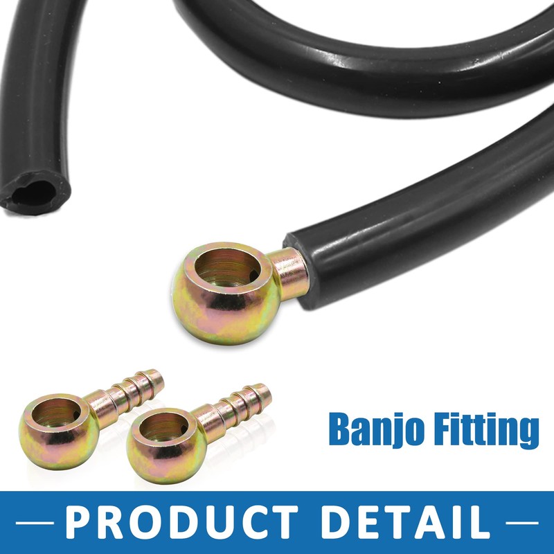 A ABSOPRO 2 x 8 mm Inner Diameter Hose Barb