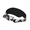 Black White Palm Trees Hawaii Summer Sports Sun Visor Hats