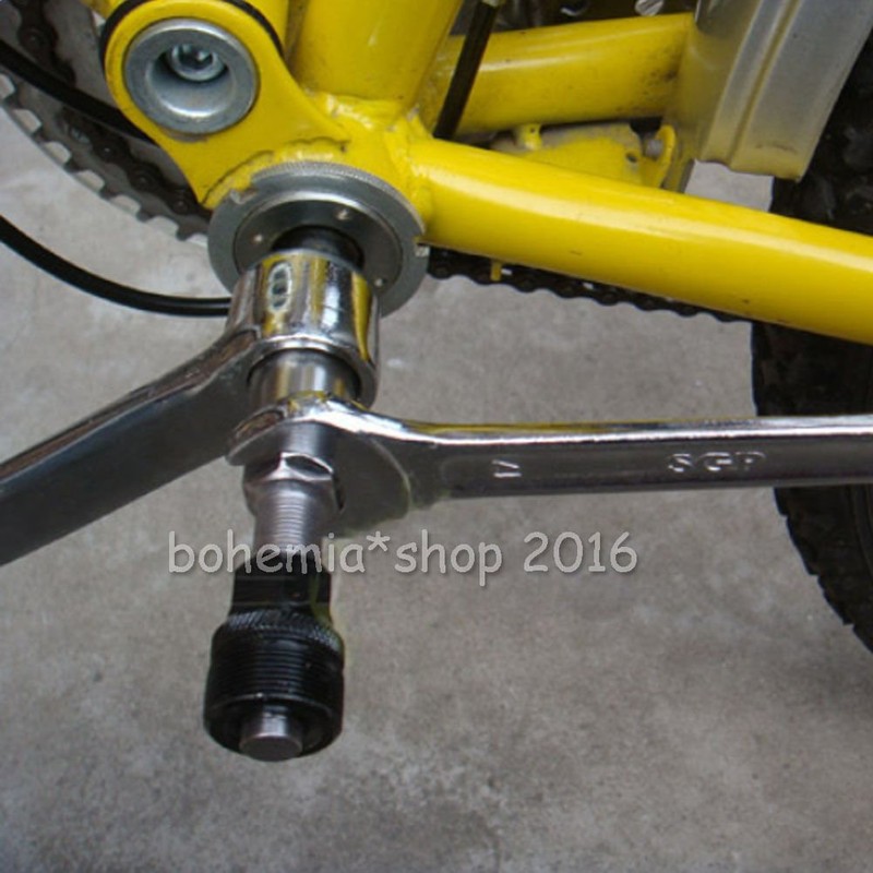 Emotree Bicycle Crank Puller, 2 in 1 Tool Set, Bottom