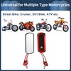 INFINAUTO Motorcycle Rear View Mirrors Bar End Side Mirrors Mount