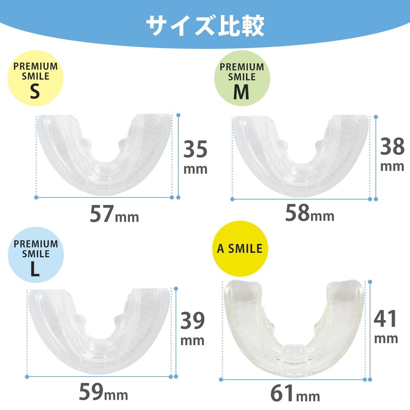 A SMILE 歯ぎしり対策 子供用 マウスピース (ソフト・ハードセット) スマイル研究所
