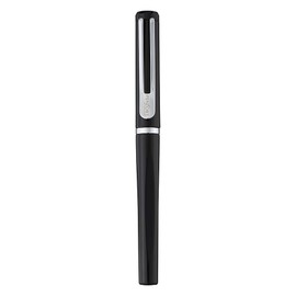 Nakabayashi TACCIA Faceted Fountain Pen, Black, Medium Tip, Medium Point, Medium Point
