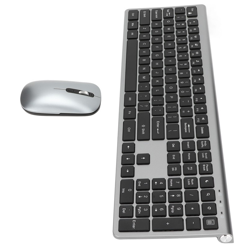 2.4G Wireless Keyboard and Mouse 108 Key Full Size Keyboard
