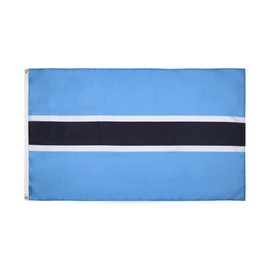 AZ FLAG - Botswana Flag - 2x3 Ft - 100D Polyester Botswanan Banner with Two Metal Grommets - Fade Resistant - Vivid Colors - 2' x 3' Feet - 90x60 Cm