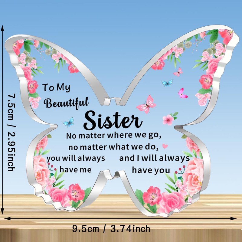 JMIMO Sister Gifts Sister Birthday Christmas Graduation Gifts Keepsake