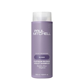Paul Mitchell Platinum Blonde Champ Violeta, Elimina Tonos Cobrizos  Ilumina, Ideal Para Cabello Rubio Claro a Medio, Plateado, Gris o Blanco,        