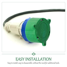 Mobestech 5 x Plug Dust Protection Trailer Plug Supply Connection Cap 13-Pin Trailer Cover Plastic