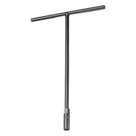 sourcing map T-Handle Metric Socket Wrench 10mm CR-V 6-Point Hex Hexagon T-Shape Spanner for Motorcycle Bicycle Car Repair, Black