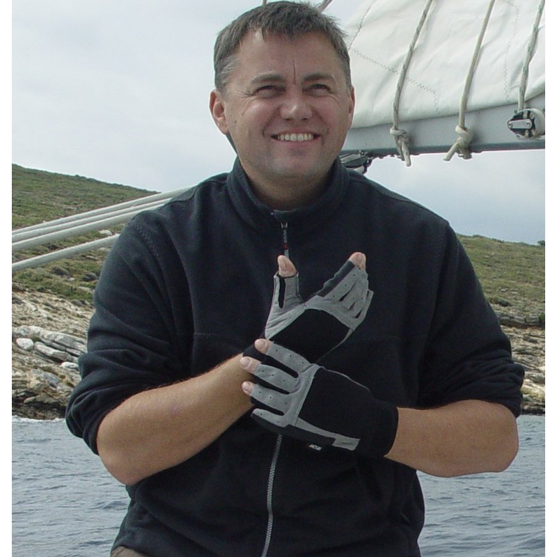 MOTIVEX Sailing Gloves Black / Grey Back Neoprene All Fingers