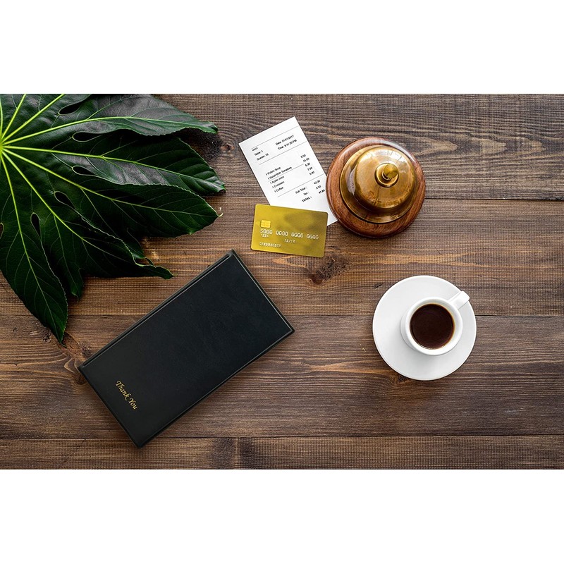 Securit Basic Menu Range - Faux Leather Bill Presenter for