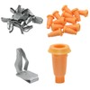 Aynaxcol 12Pcs Front Door Panel Frame Plugs and Retainer Clip