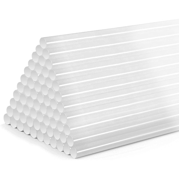 80PCS Mini Hot Glue Sticks, 5.31" Long x 0.28" Diameter,