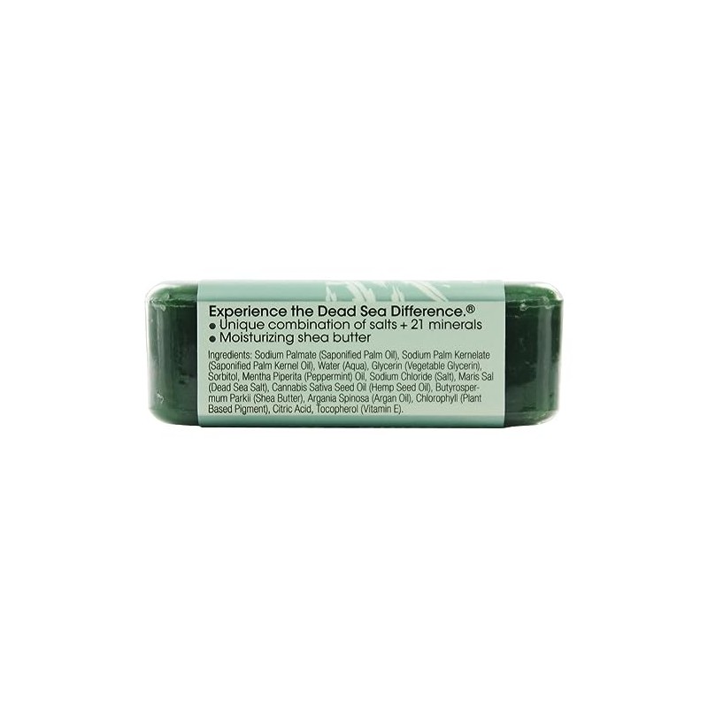 One With Nature Peppermint Dead Sea Mineral Soap, 7 Ounce