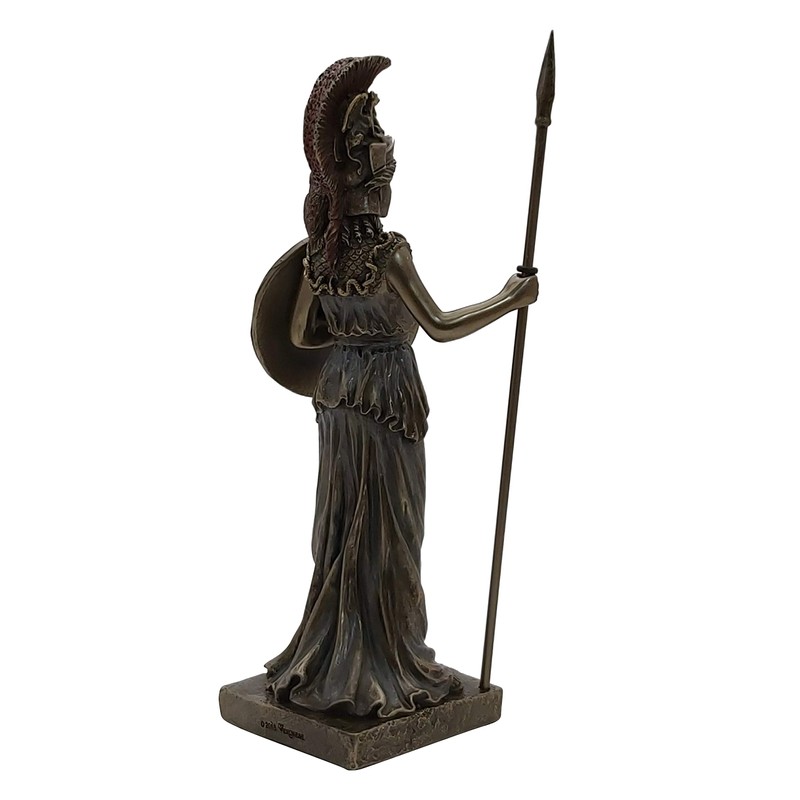 Veronese Design Ancient Greek Goddess Athene/Minerva with Shield (Decorative Bronze