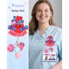 Besoar Nurse Badge Reel Retractable - Cute Heart Badge Reel