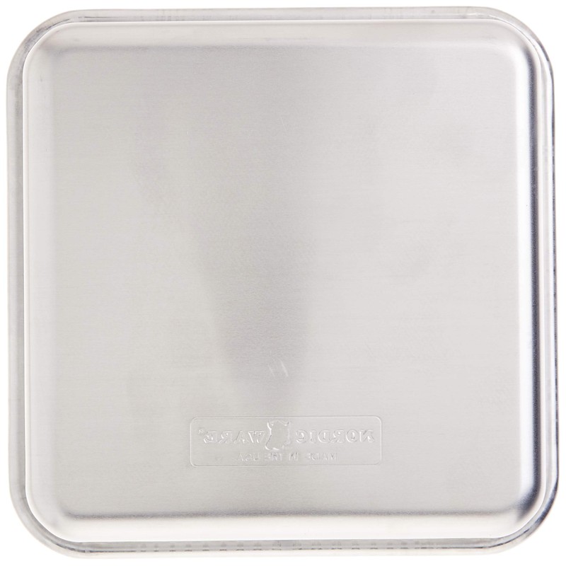 Nordic Ware 47500 Molde para Pan Cuadrado, Aluminio, 20 cm/8