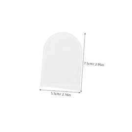 Baluue Soft Gentle Cotton Pads for Face Reusable Wraps Remover U-shaped Pocket for Effortless Makeup Removal