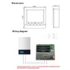 Programmable Intelligent Thermostat, Wall-Mounted Thermostat Gas Boiler, Heating Temperature Controller