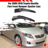 dtangor For 2009 2010 Toyota Corolla Front Bumper Sport Splitter