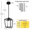 JIAYASHOUS Black Pendant Lights Kitchen Island, 1-Light Light Fixtures, Farmhouse