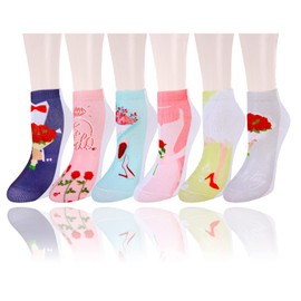 Benefeet Sox Wedding Socks Novelty Funny Wedding Gifts for Her Bride Gifts for Couples Engagement Gifts Unique Wedding Party Gifts Crazy Cute Ankle Socks Silly No Show Socks(Sweet Wedding Socks-6pack)