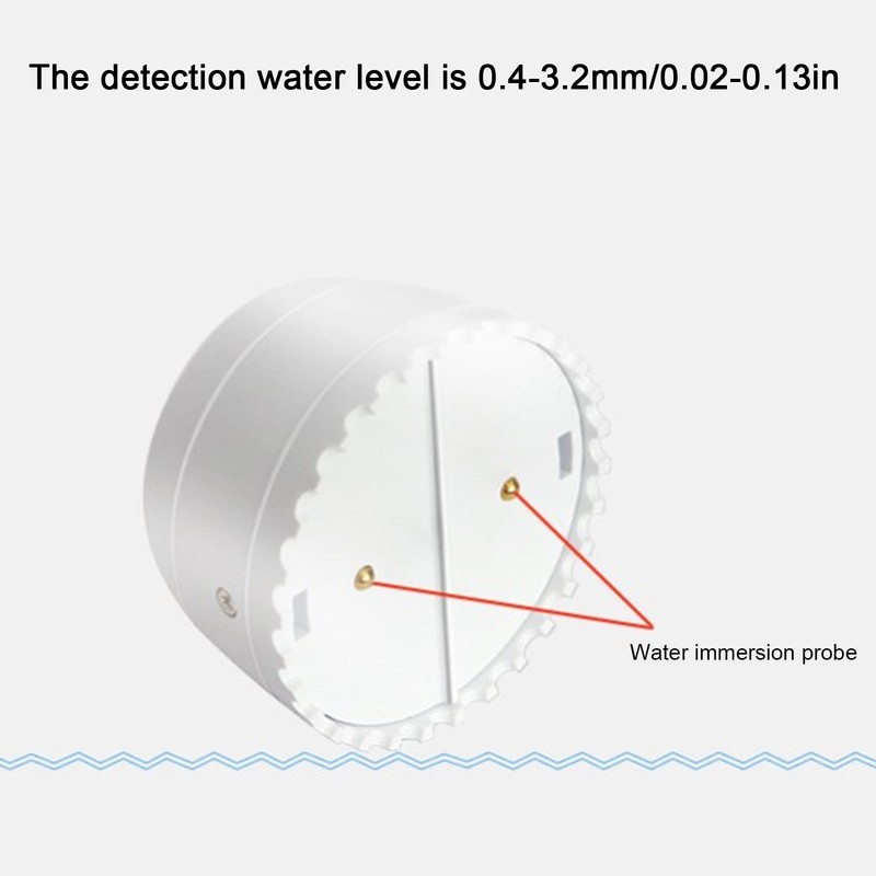 Water Leak Sensor Wifi Intelligent Overflow Warning Buzz 3V for